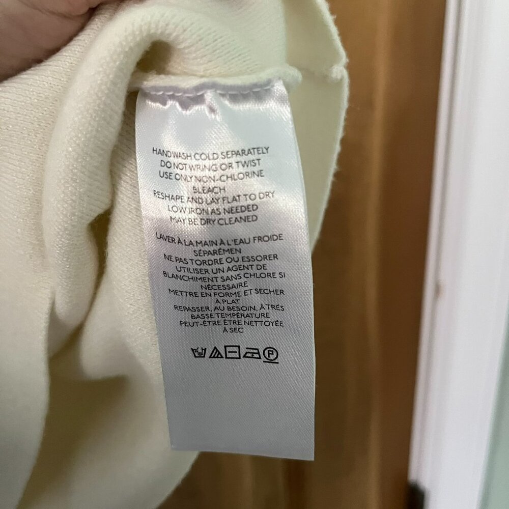 Anthropologie | Maeve Noah Sleeveless Muscle Sweater Tank | Cream, Large - Picture 8 of 9